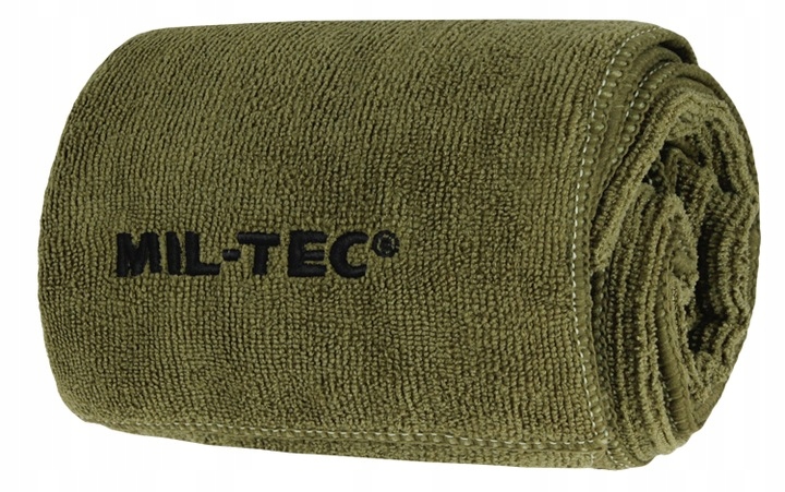 Ręcznik szybkoschnący wojskowy Mil-Tec Olive mikrofibra 60 x 120 cm