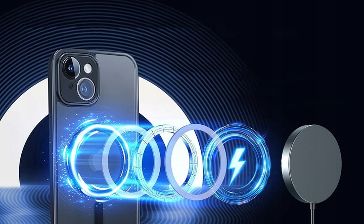 Etui do iPhone 13 iPhone 14 do MagSafe 360° MATT CASE OCHRONA APARATU Szkło