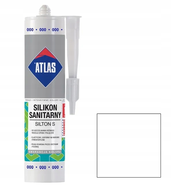 ATLAS SILIKON SANITARNY SILTON S 000 BEZBARWNY 280ml