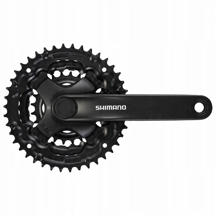 Korba rowerowa mechanizm korbowy SHIMANO FC-TY301 48x38x28 170 z osłoną