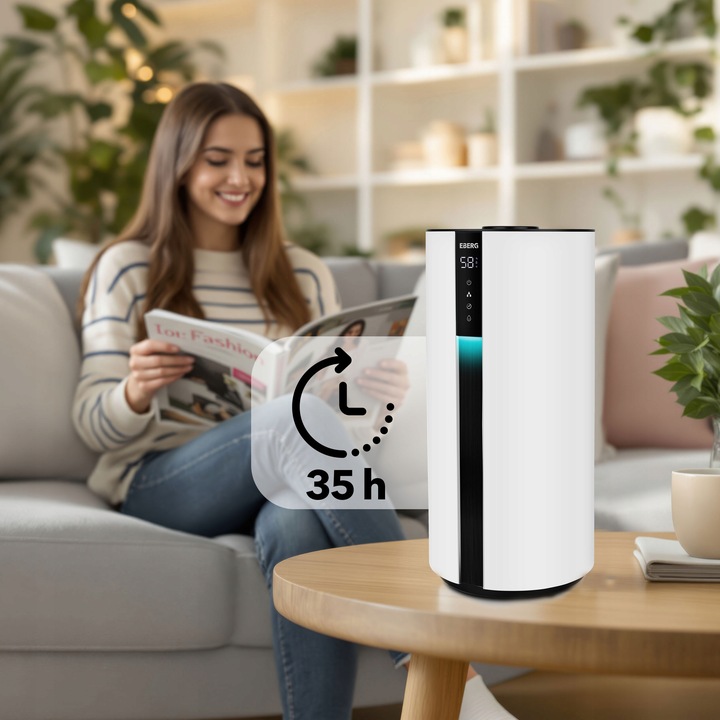 Nawilżacz powietrza dyfuzor HILO aromaterapia 35h pilot lampka LED