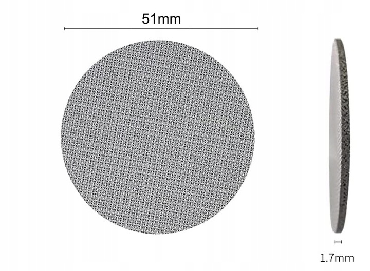 Sitko filtr do kolby ekspres 51mm