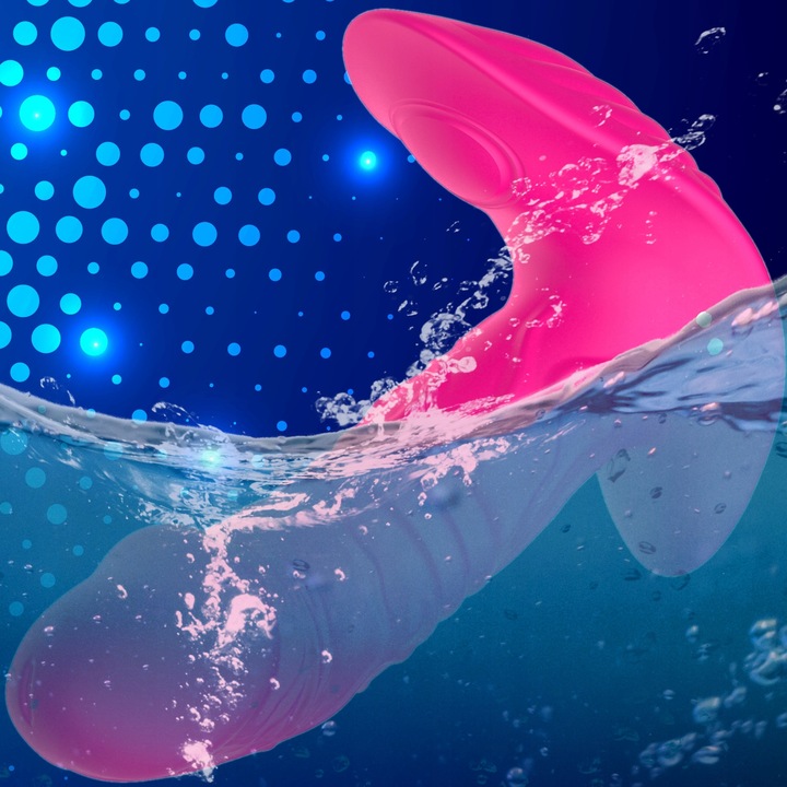 Posuwisty Wibrator Damski, Penis Motylek Pod Majtki, Dildo na Smartfon APP