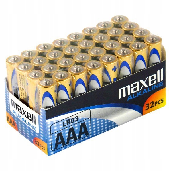32x Bateria alkaliczna AAA / LR03 Maxell Alkaline