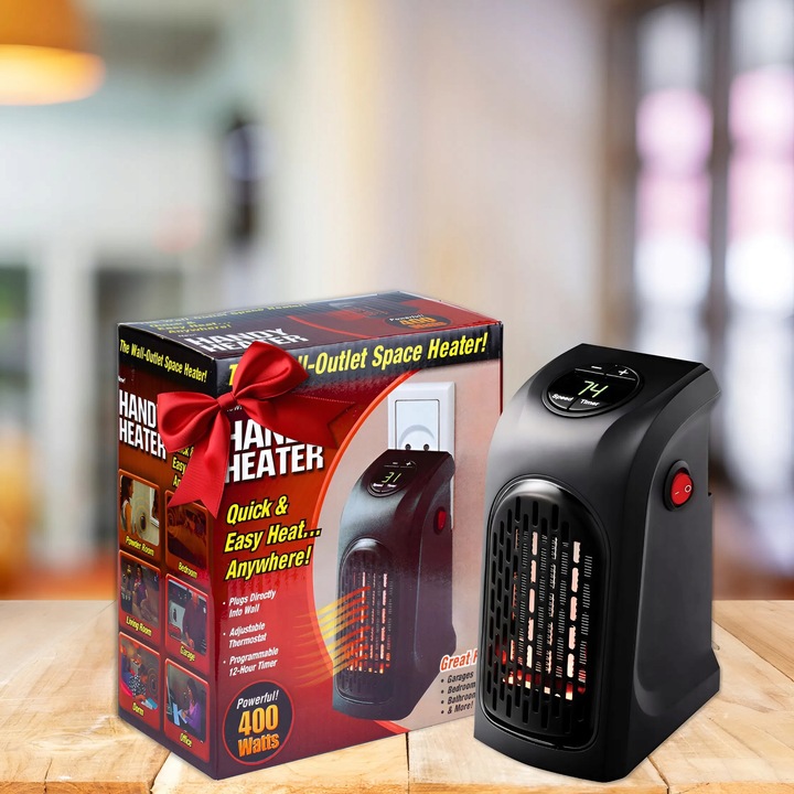 TERMOWENTYLATOR FARELKA ELEKTRYCZNA GRZAŁKA Z REGULACJA TEMPERATURY + TIMER