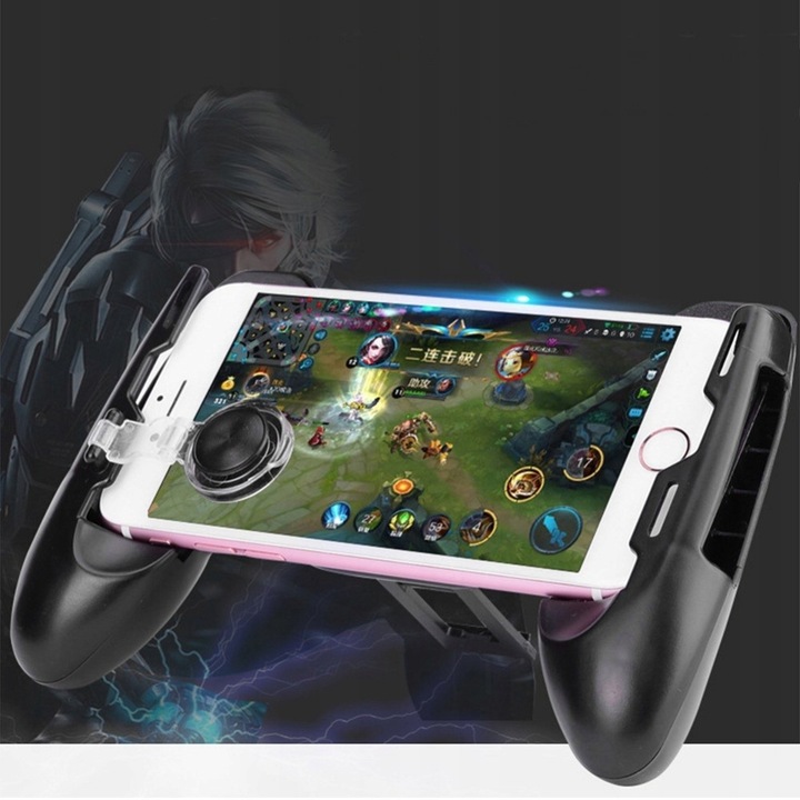 GAMEPAD KONTROLER UCHWYT DO TELEFONU ANDROID IOS TRIGGER FORTNITE PUBG PAD