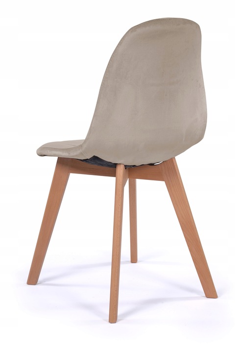 KRZESŁO TAPICEROWANE SKANDYNAWSKIE WELUR VEGAS