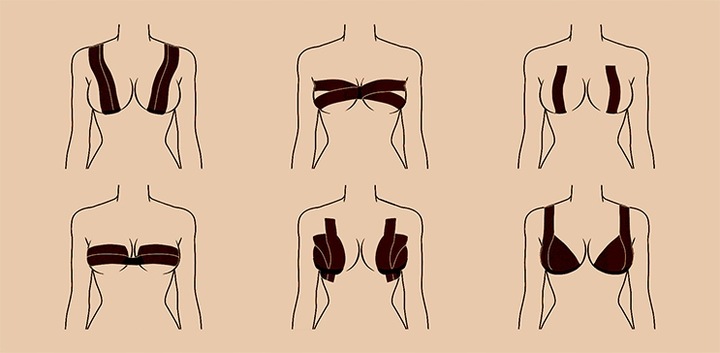 SHAPEIT. TAŚMA DO BIUSTU PODNOSZENIA BIUSTU TAPING PIERSI +INSTRUKCJA VIDEO