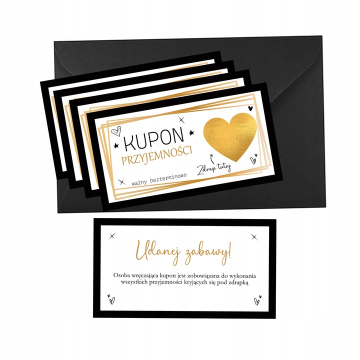 ZDRAPKA KUPONY PRZYJEMNOŚĆI DLA CHŁOPAKA PAR