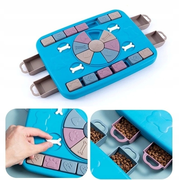 ZABAWKA EDUKACYJNA DLA PSA KOTA GRA WĘCHOWA MISKA