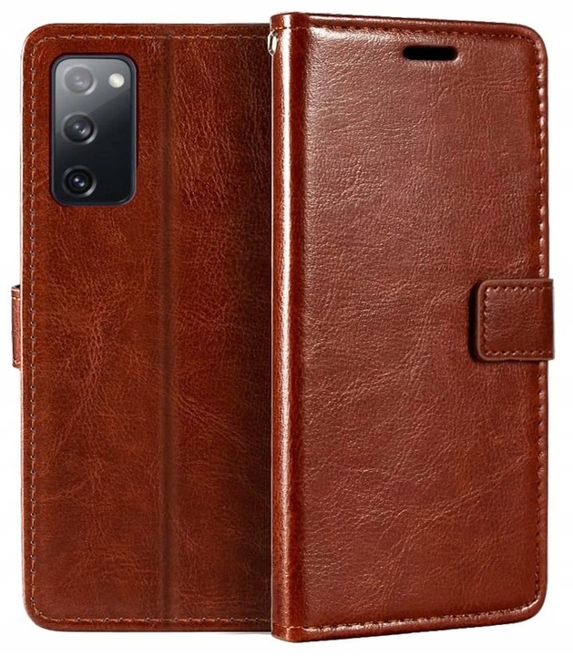 Etui Portfel Skórzany do SAMSUNG GALAXY S20 FE / S20 FE 5G +Szkło Hartowane