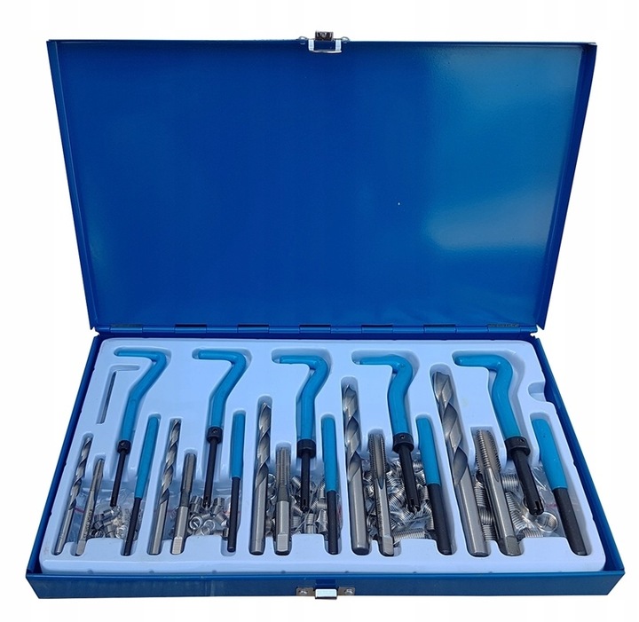 ZESTAW NAPRAWCZY GWINTÓW DO NAPRAWY GWINTU M5-M12