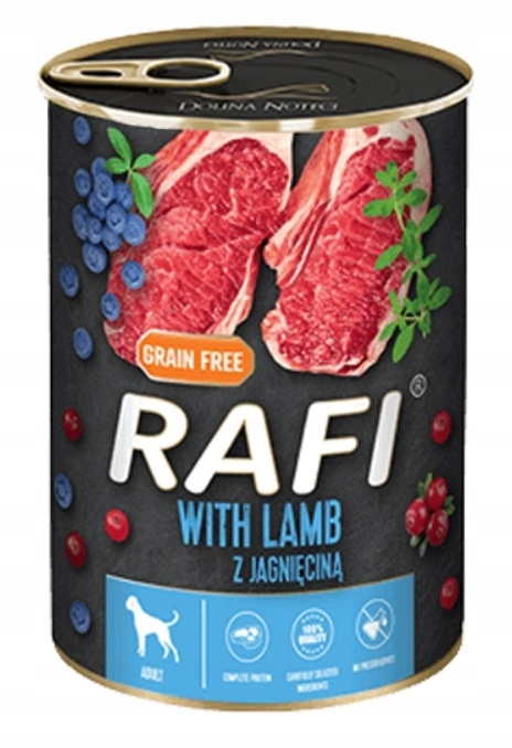 Karma mokra dla psa RAFI I WAFI mix smaków 24 x 400g