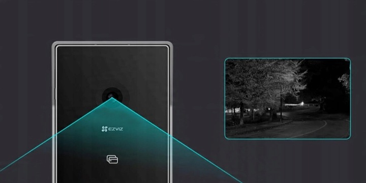 Wideodomofon WiFi EZVIZ HP5 Brama Furtka 2-żyły Aplikacja mobilna