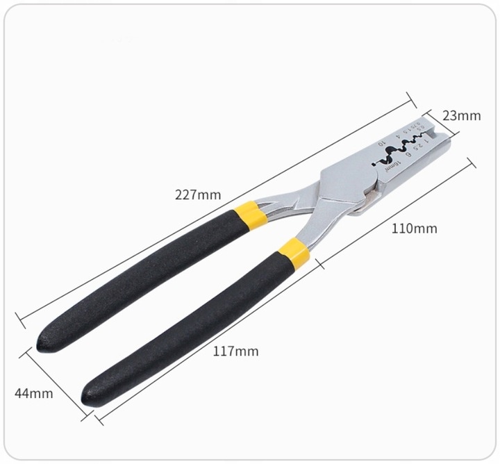 ZACISKARKA PRASKA DO KABLI TULEJEK KOŃCÓWEK 0,5-16