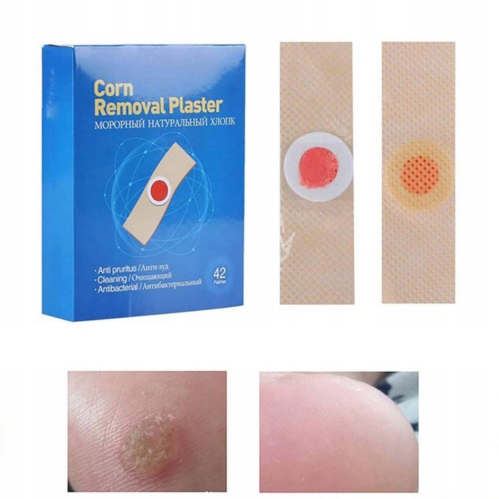 42 SZT. PLASTRY DO USUWANIA BRODAWEK ZESTAW DO BRODAWEK