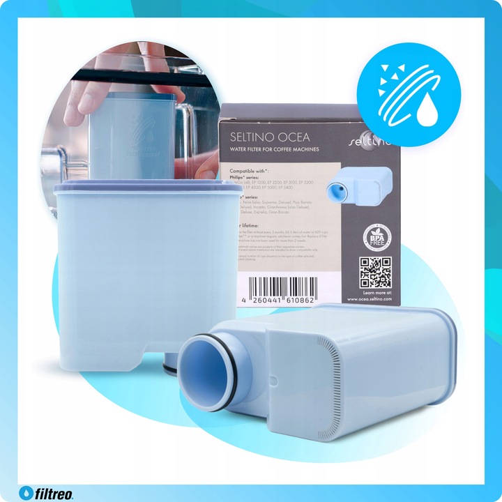 3x FILTR Wody do ekspresu PHILIPS SAECO system AquaClean DOBRY