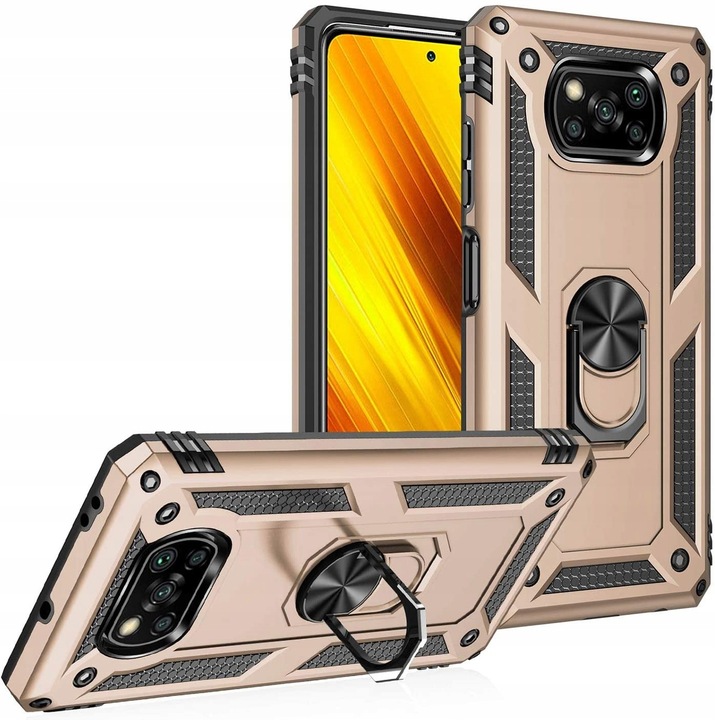 PANCERNE ETUI POKROWIEC CASE do XIAOMI POCO X3 / POCO X3 PRO +SZKŁO