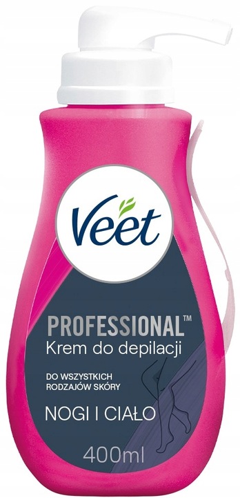 Veet Professional krem do depilacji do wszystkich rodzajów skóry 400 ml