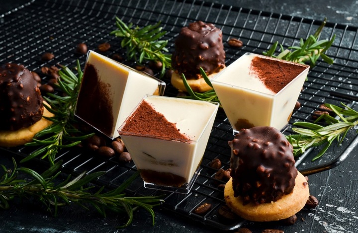 PUCHARKI DESEROWE PUCHAREK NA DESER PRZEKĄSKI 120ml 50 sztuk +