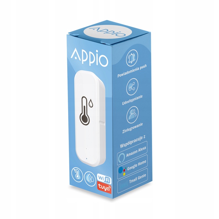 TERMOMETR HIGROMETR WIFI TUYA SMART LIFE