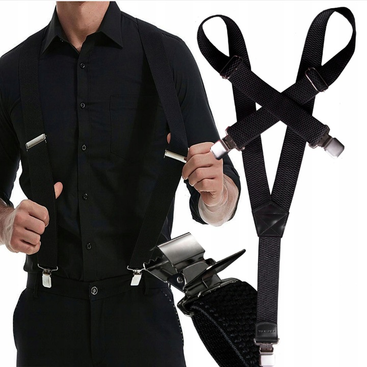 WEISNER Y | SZEROKIE MOCNE SZELKI MESKIE DO SPODNI ROBOCZYCH