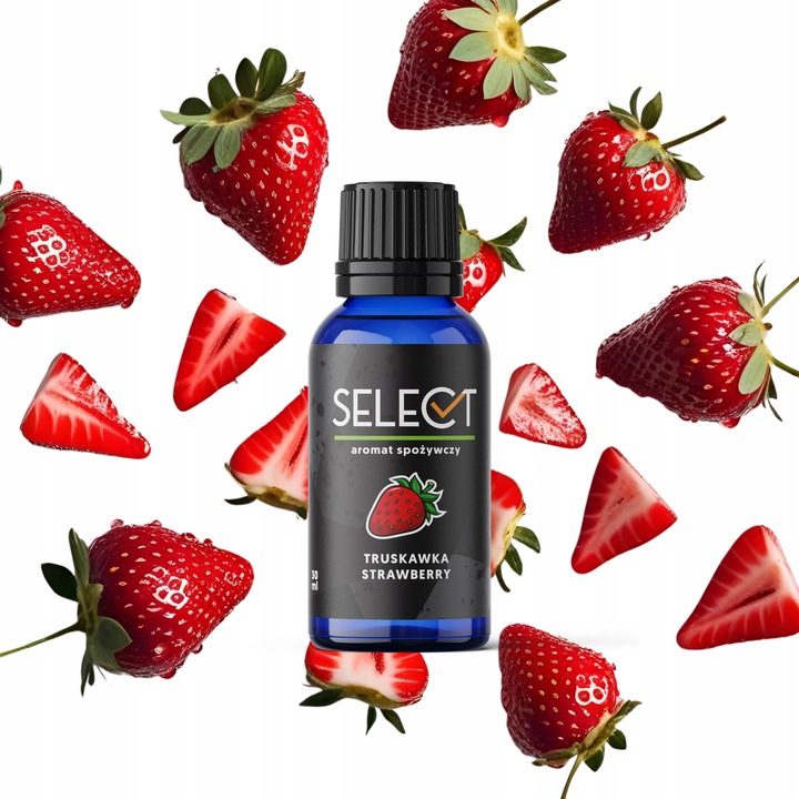 AROMAT SPOŻYWCZY DO CIAST NAPOJÓW SELECT - TRUSKAWKA 30 ML