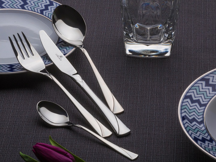 GERLACH ZESTAW SZTUĆCÓW KOMPLET OBIADOWY NA 6 OSÓB VALOR POŁYSK 24 EL