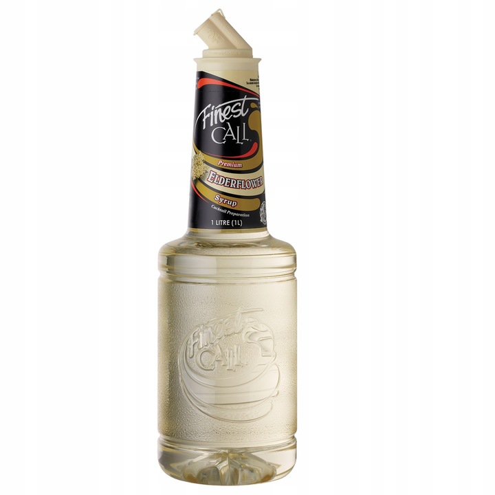 Syrop z Kwiatu Czarnego Bzu Elderflower Kwiat Czarny Bez Finest Hugo 1000ml