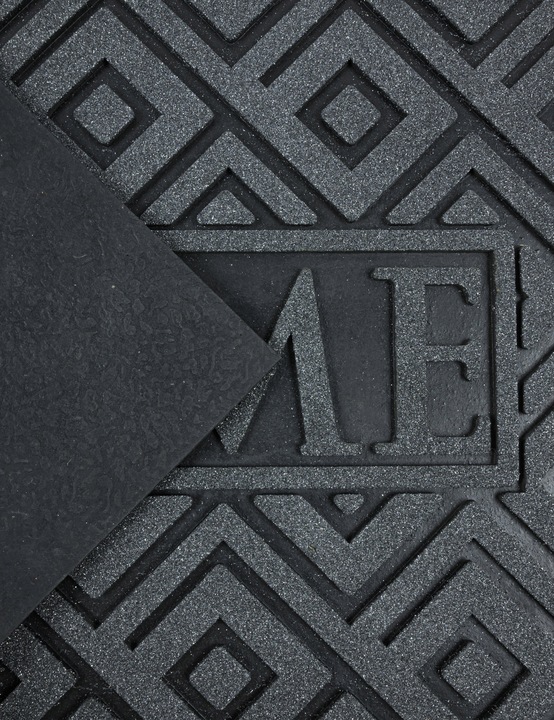 WYCIERACZKA POD DRZWI ZEWNĘTRZNA GUMOWA WEJŚCIOWA WELCOME BŁYSZCZĄCA