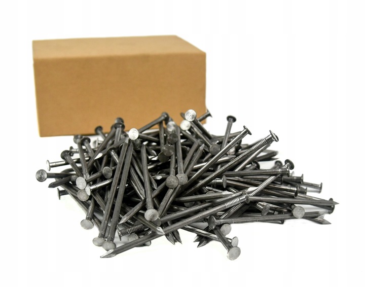 Gwoździe budowlane 4,0x100mm 4 cale Czarne Gładkie 4" 5kg - 4x100mm