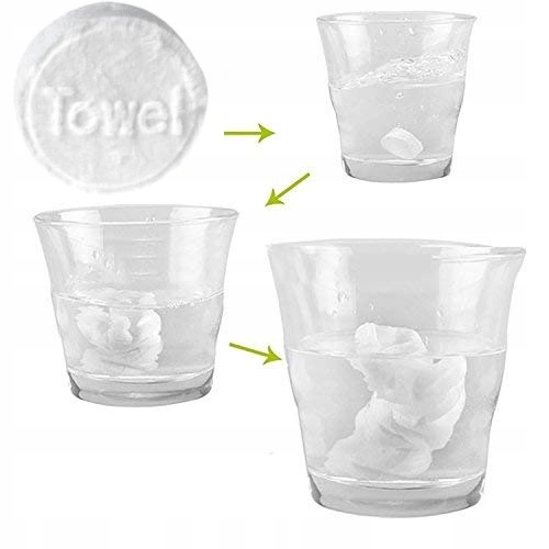 CHUSTECZKI RĘCZNIKI W TABLETCE TURYSTYCZNE RĘCZNIK W TABLETKACH 100