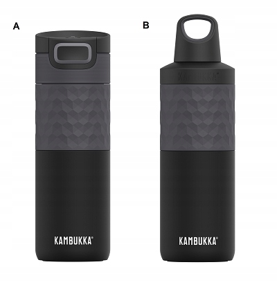 KAMBUKKA Etna Grip Czarny kubek termiczny 11-01010 0,5L
