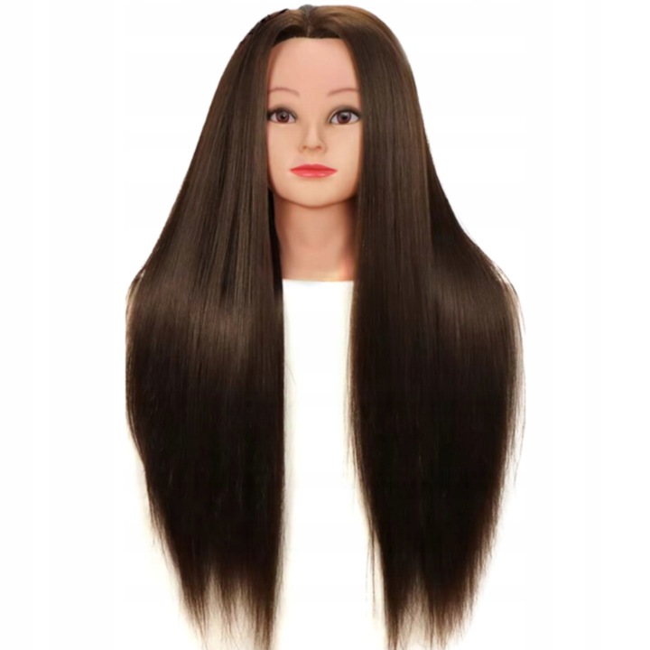 GŁÓWKA Treningowa FRYZJERSKA Syntetyczny Włos Statyw Głowa do Czesania