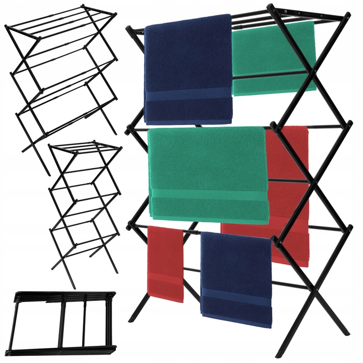 ROZSUWANA SUSZARKA NA PRANIE STOJĄCA TELESKOPOWA UBRANIA BIELIZNĘ DO DOMU