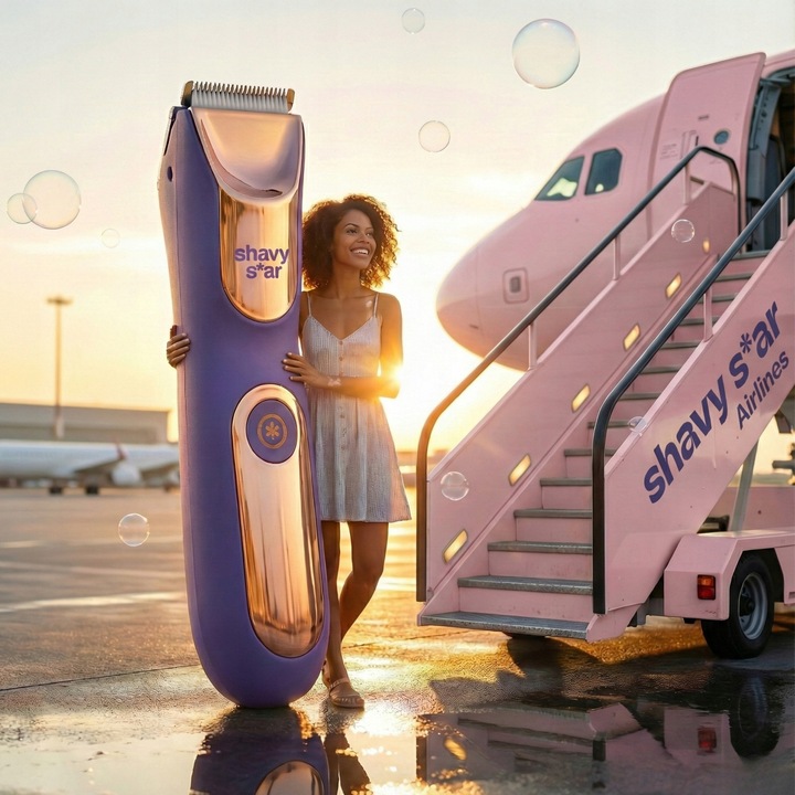Golarka Damska Shavy Star MASZYNKA depilator trymer do ciała pach