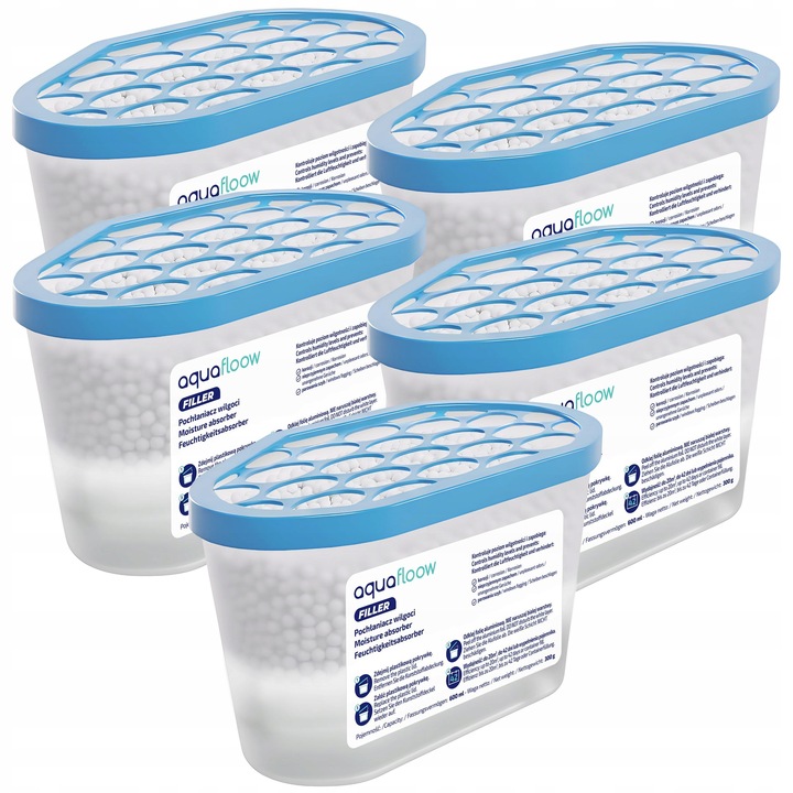 Jednorazowy pochłaniacz wilgoci osuszacz powietrza na wilgoć bez zapachu 5x