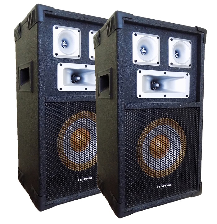 NAGŁOŚNIENIE KOLUMNY GŁOŚNIKOWE 400W + WZMACNIACZ BLUETOOTH USB SD + KABLE