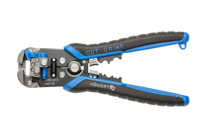HOGERT Automatyczny ściągacz izolacji 210 mm, 0.05-10.0 mm² HT1P182