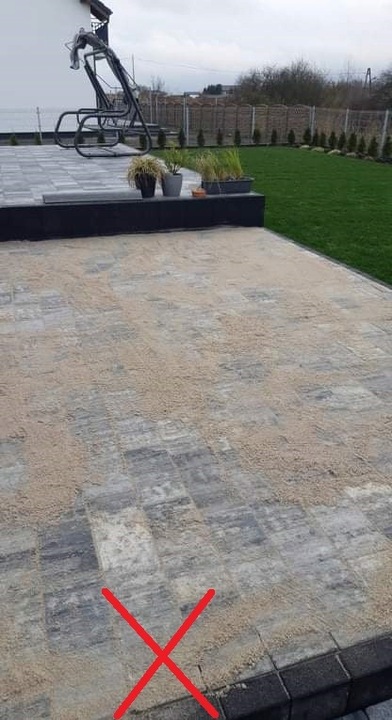 Suchy Piasek Bazaltowy Fuga Zasypka Grafit Do Kostki Brukowej 0-1mm