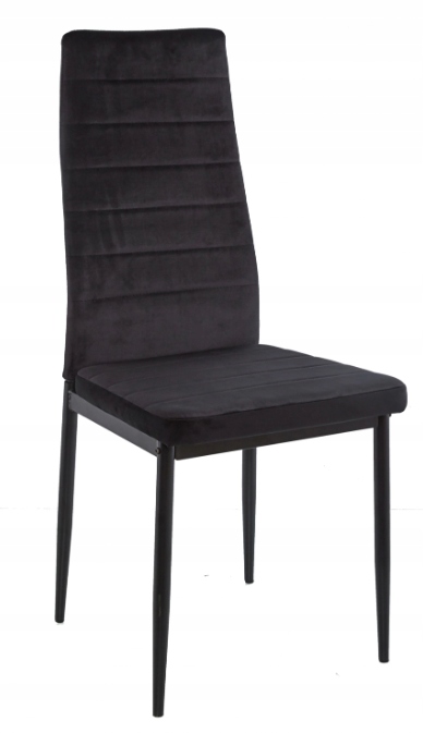 Krzesła tapicerowane Bergamo 6 sztuk - Metalowe