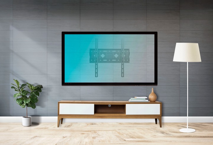 Uchwyt do telewizora 26-65 cali wieszak TV uniwersalny extra mocny do 60kg