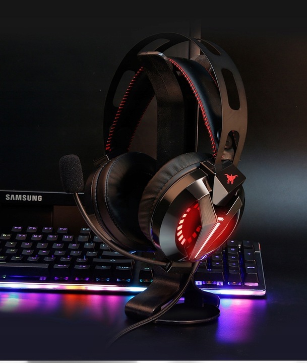 SŁUCHAWKI GAMINGOWE M180PRO do PC PS4 XBOX LED