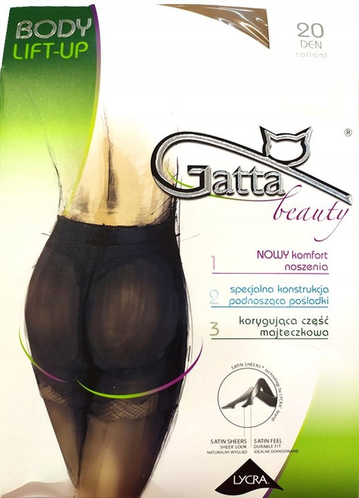 GATTA RAJSTOPY MODELUJĄCE LIFT UP 20DEN NERO 3-M