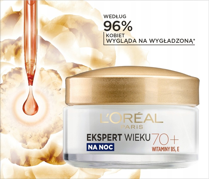 Loreal Ekspert Wieku 70+ Przeciwzmarszczkowy Krem Do Twarzy Na Noc 50ml