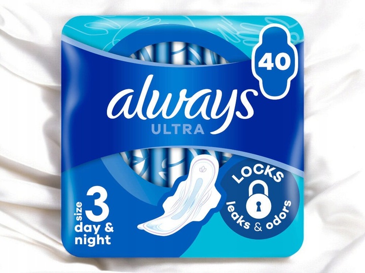 Podpaski ALWAYS Ultra Day & Night Rozmiar 3 (40 sztuk)