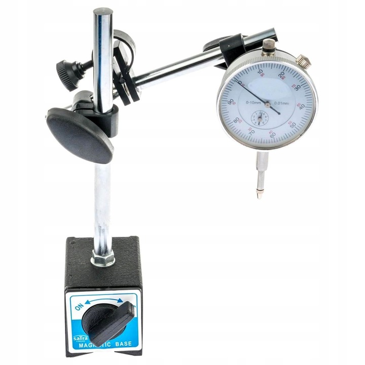 CZUJNIK ZEGAROWY + STATYW MAGNETYCZNY DO MIERZENIA BICIA W WALIZCE