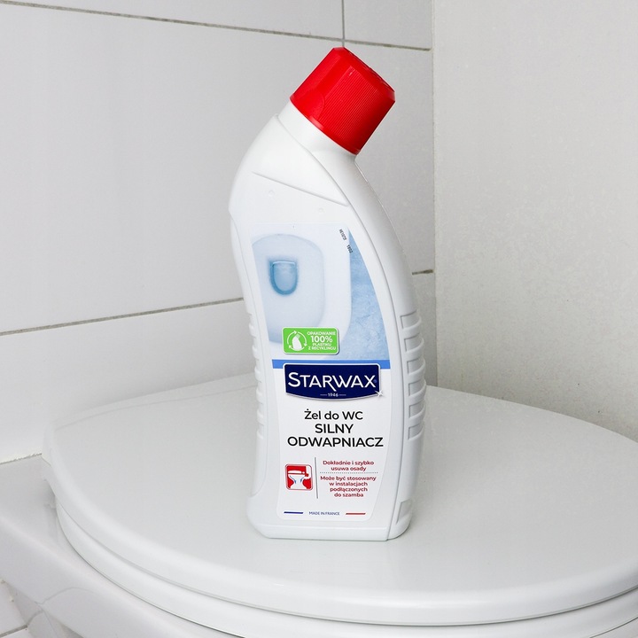 ŻEL DO WC PŁYN SILNY ODWAPNIACZ DO WC STARWAX 43390 USUWA KAMIEŃ