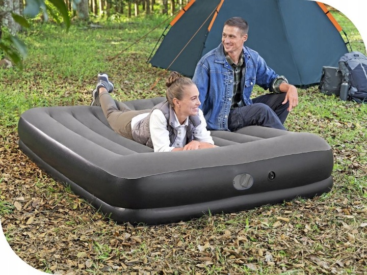 Materac Dmuchany Dwuosobowy Łóżko do Spania z Pompką USB Bestway 671BU