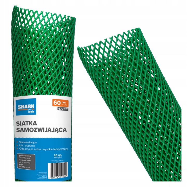 SIATKA Osłonka do drzew do drzewek Ochronna na drzewka samozwijająca